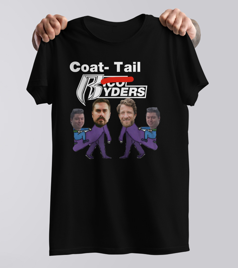 Coat-Tail Rico Ryders Illustrative Character T-Shirt