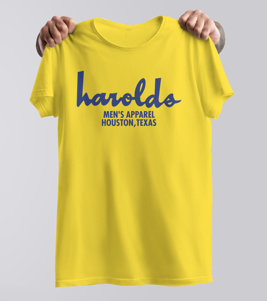 Harolds Men's Apparel Houston Texas Vintage Super 70s Sports Store Earl Campbell T-Shirt