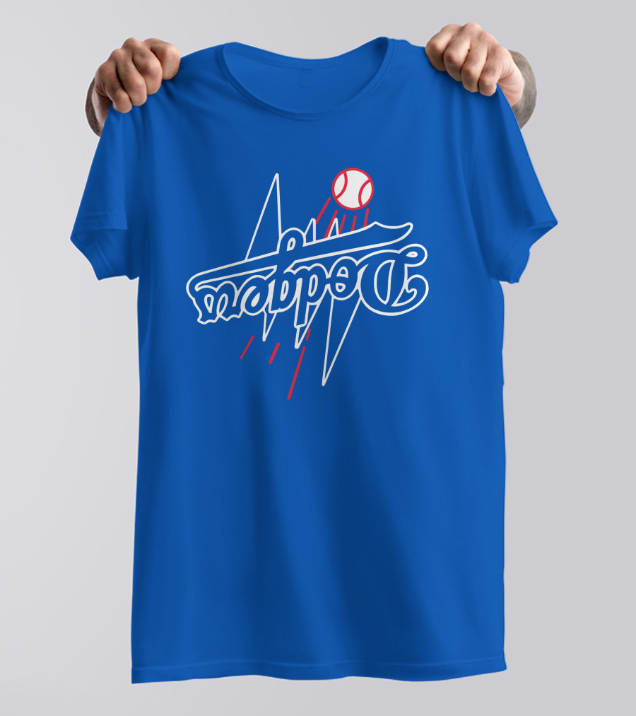 Dodgers Bolt Baseball T-Shirt