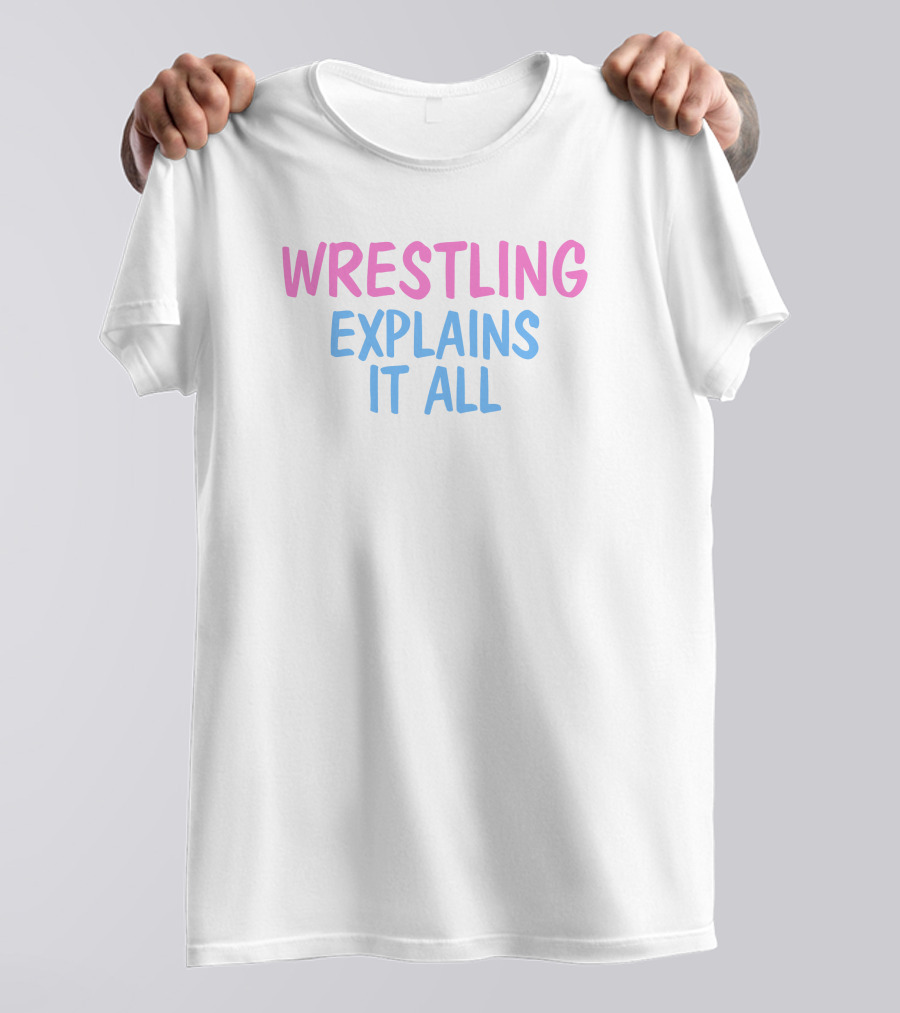 Occupy Pro Wrestling Melissa Joan Hart Wrestling Explains It All T-Shirt