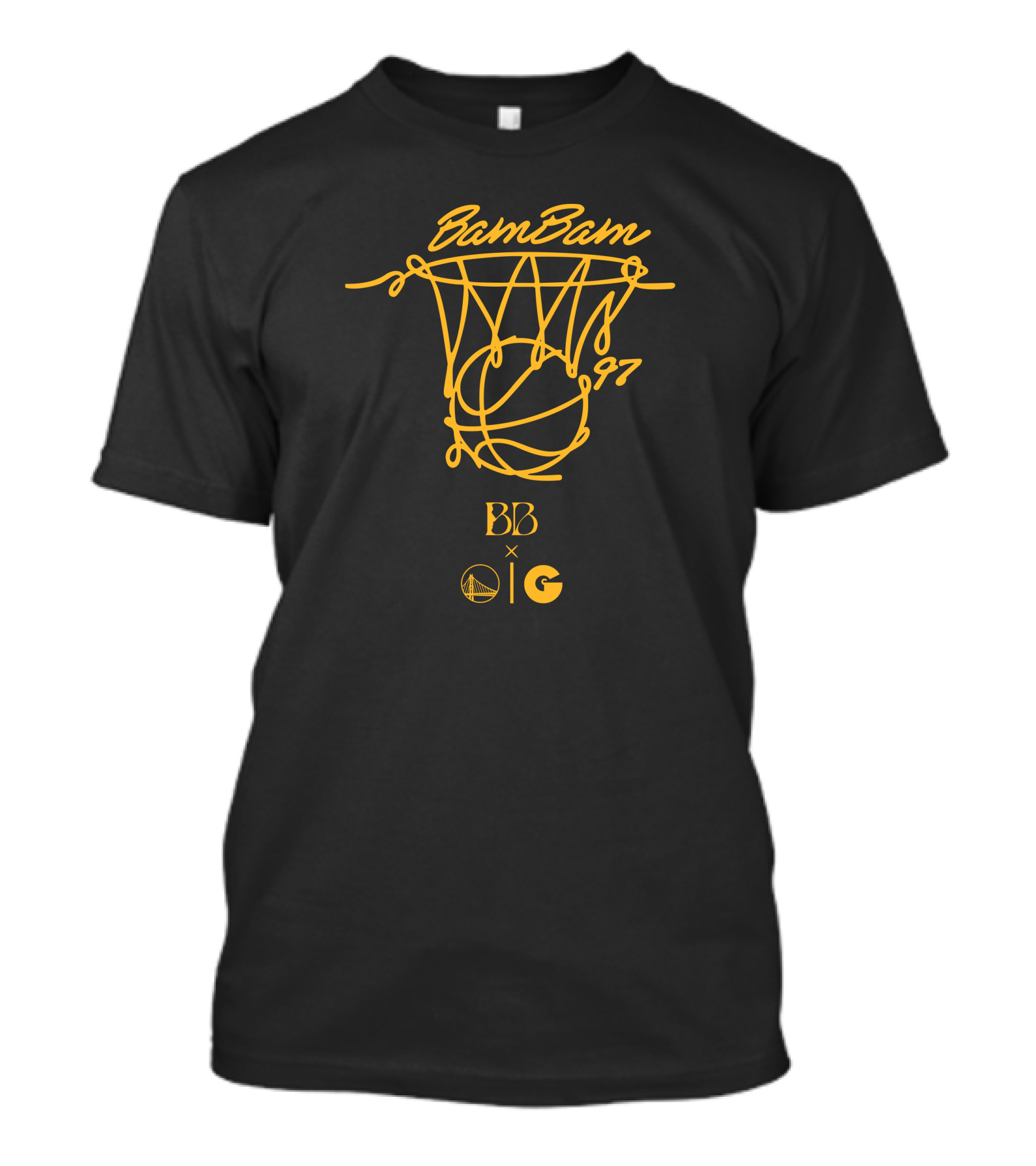 Warriors Shop BamBam Above Rim 97 BB X GSW Warriors Fanatics Men's T-Shirt