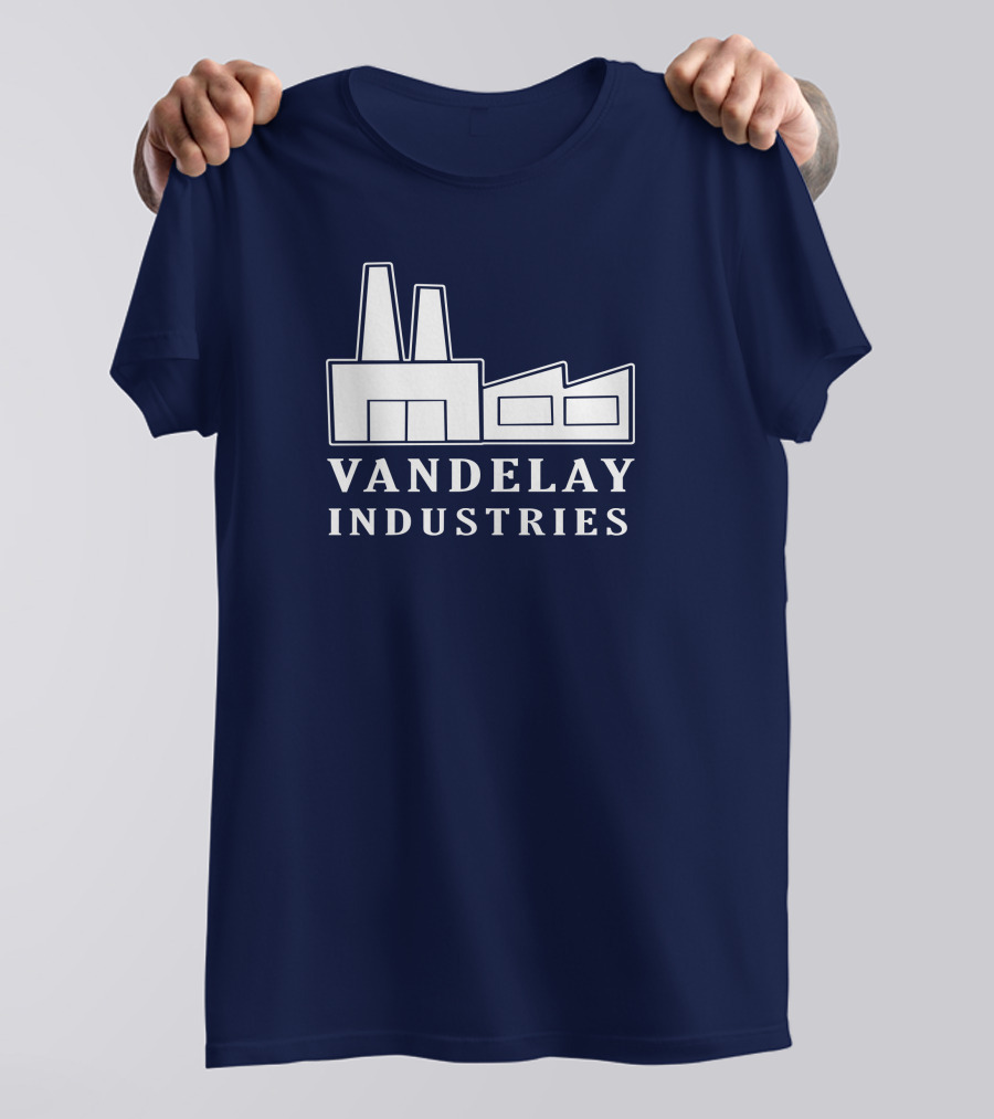 Seinfeldism Vandelay Industries Iconic Factory Logo Mashup The Vandelay T-Shirt