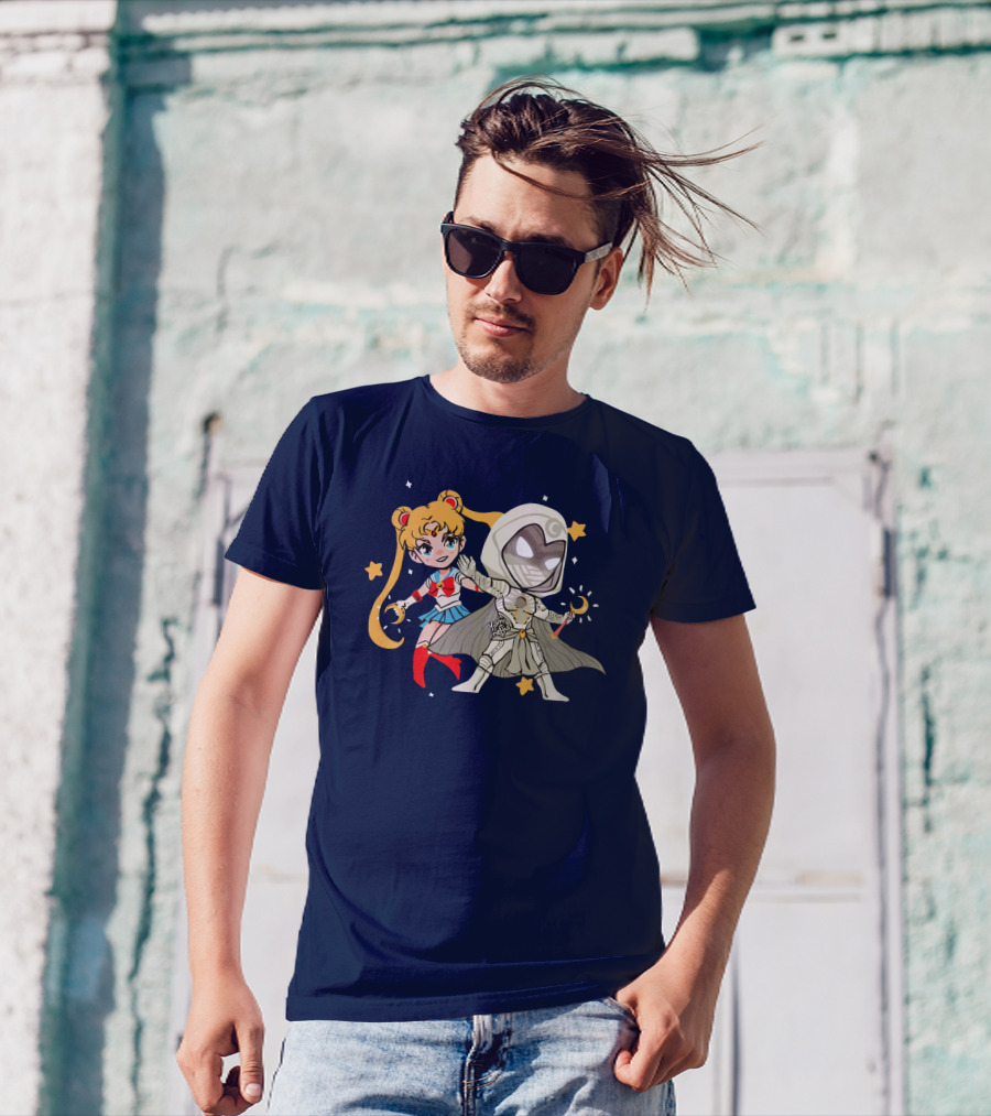 Gabi Sailor Moon Knight Yamineftis Crossover Fusion T-Shirt