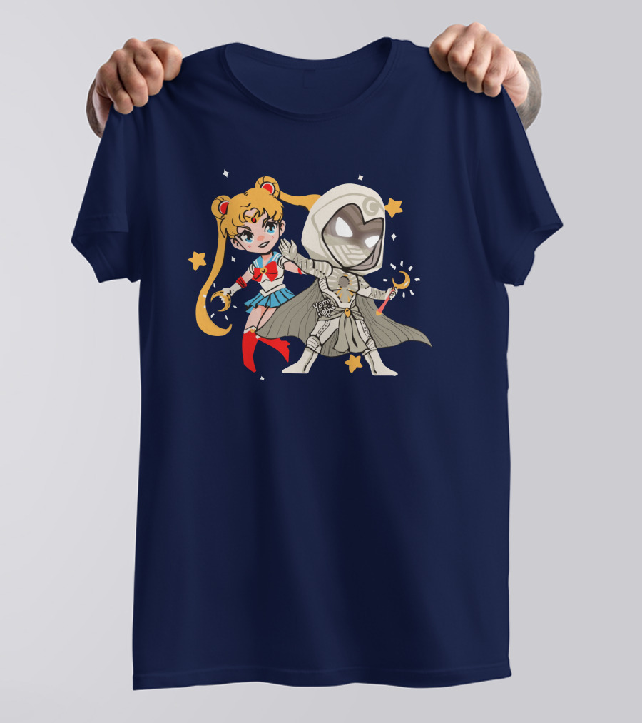 Gabi Sailor Moon Knight Yamineftis Crossover Fusion T-Shirt