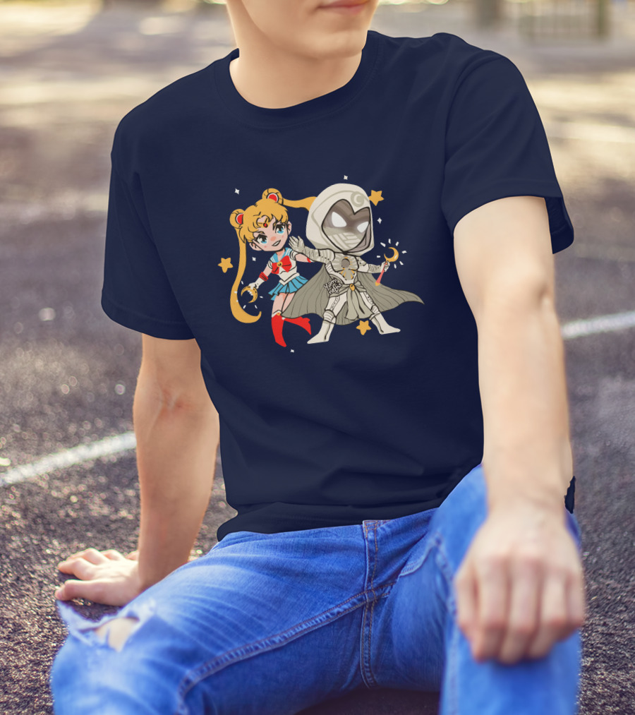 Gabi Sailor Moon Knight Yamineftis Crossover Fusion T-Shirt