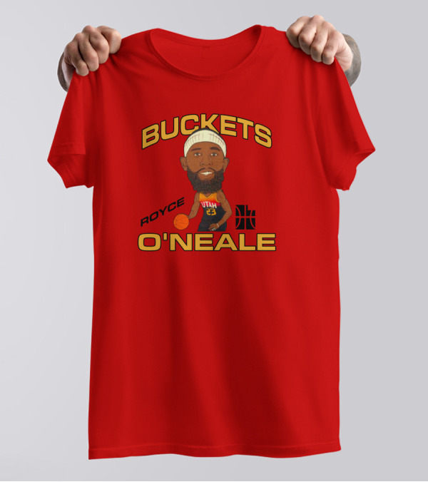 Jazzteam Royce O'Neale Buckets Utah Basketball T-Shirt