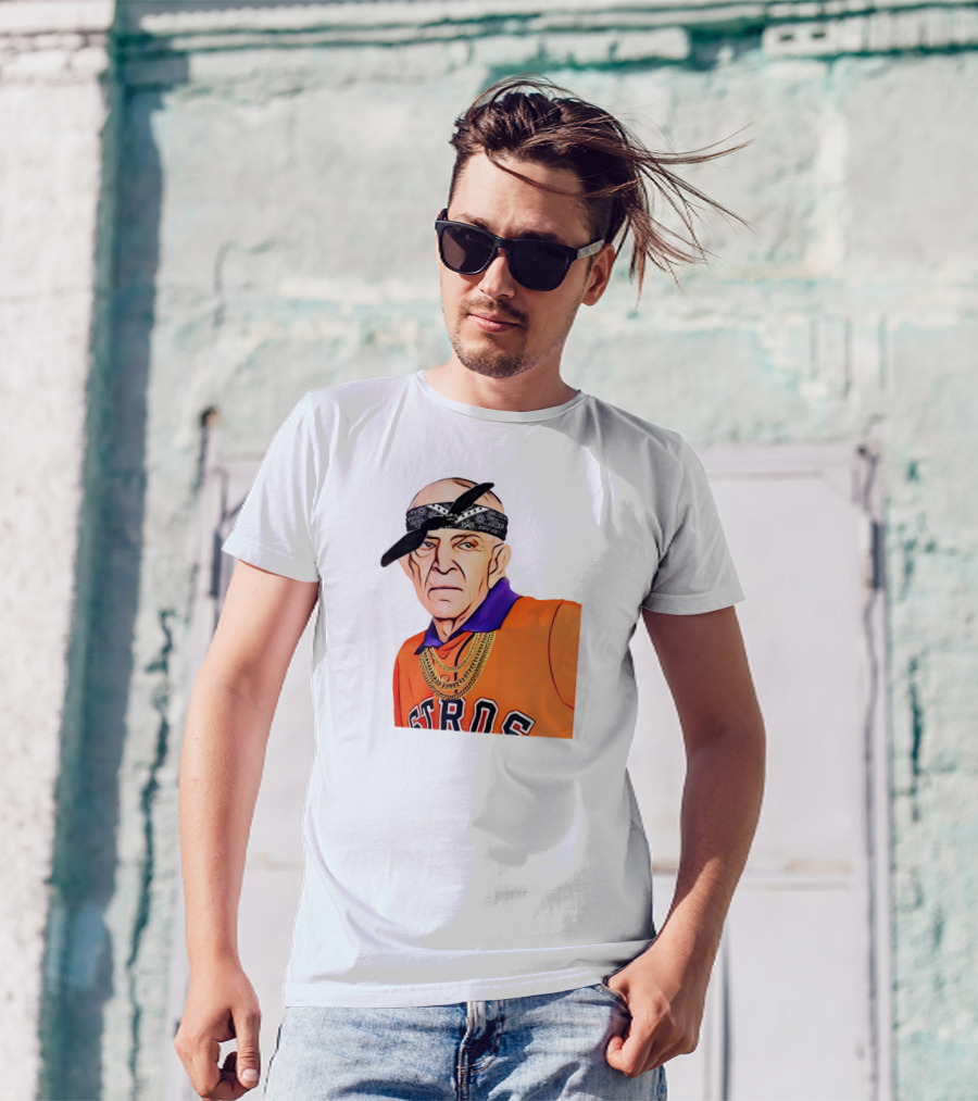 Mattress Mack Astros Bandana Chains T-Shirt