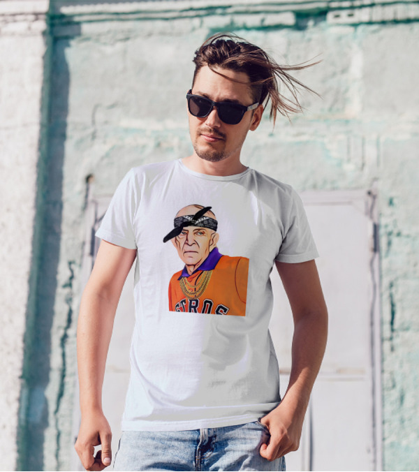Mattress Mack Astros Bandana Chains T-Shirt