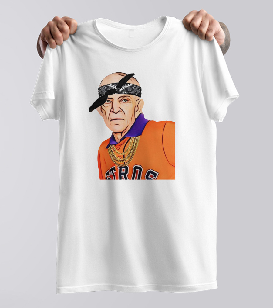 Mattress Mack Astros Bandana Chains T-Shirt