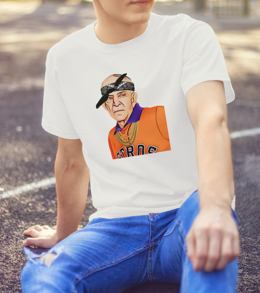 Mattress Mack Astros Bandana Chains T-Shirt