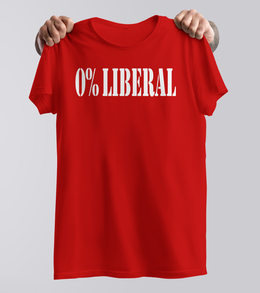 Real Bryson Gray 0% Liberal T-Shirt