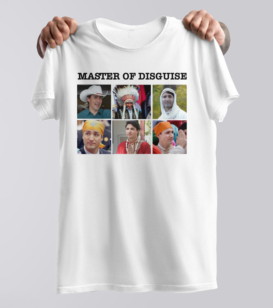 Master Of Disguise Collection Featuring Various Cultural Attire T-Shirt
