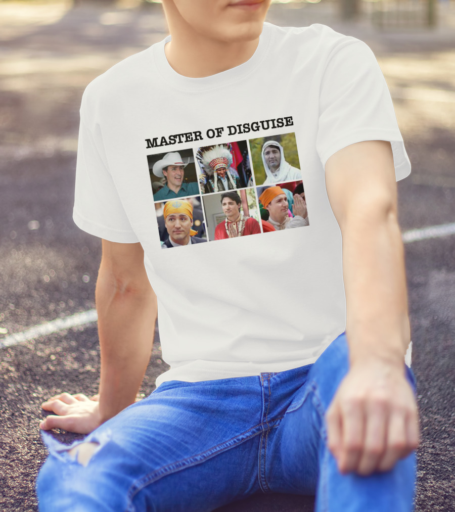 Master Of Disguise Collection Featuring Various Cultural Attire T-Shirt