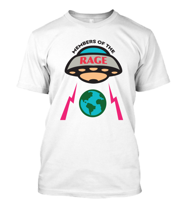Members Of The Rage UFO Earth Lightning T-Shirt