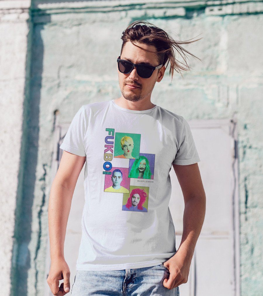Badflower Fukboi Colorful Portraits T-Shirt