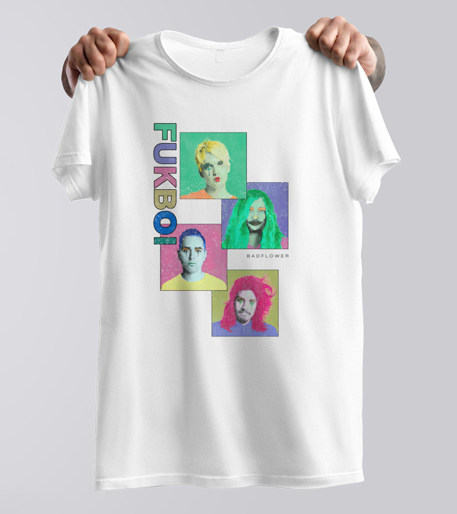 Badflower Fukboi Colorful Portraits T-Shirt