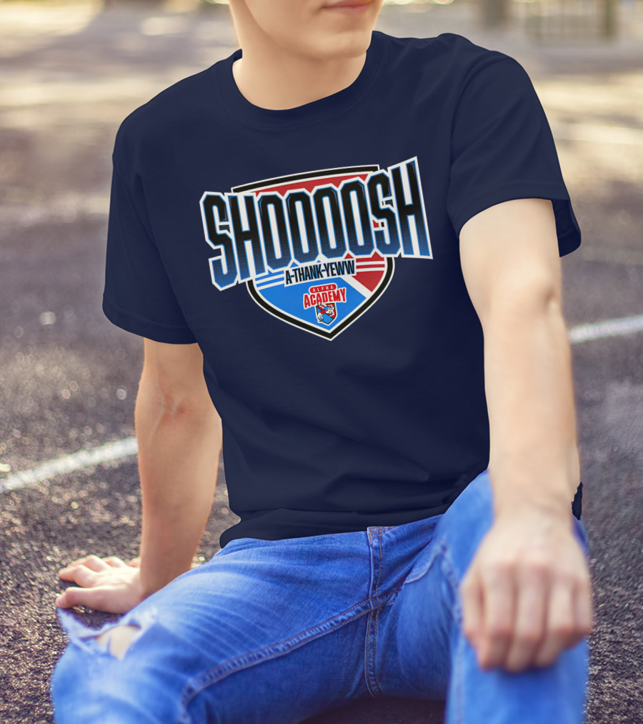 Alpha Academy Shoooosh A Thank Yeww Shield T-Shirt