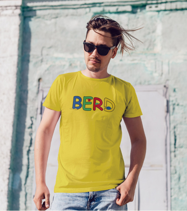 BERD Colorful Text With Mice Accents T-Shirt