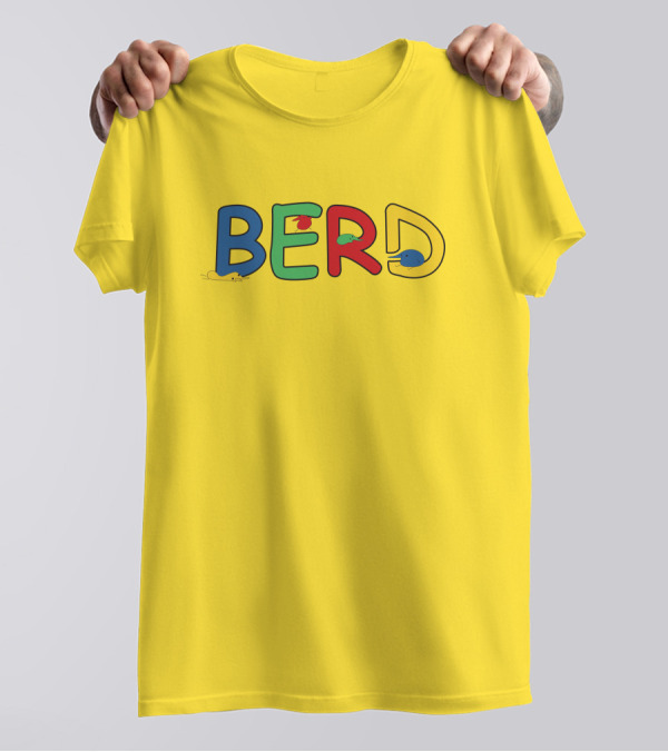 BERD Colorful Text With Mice Accents T-Shirt