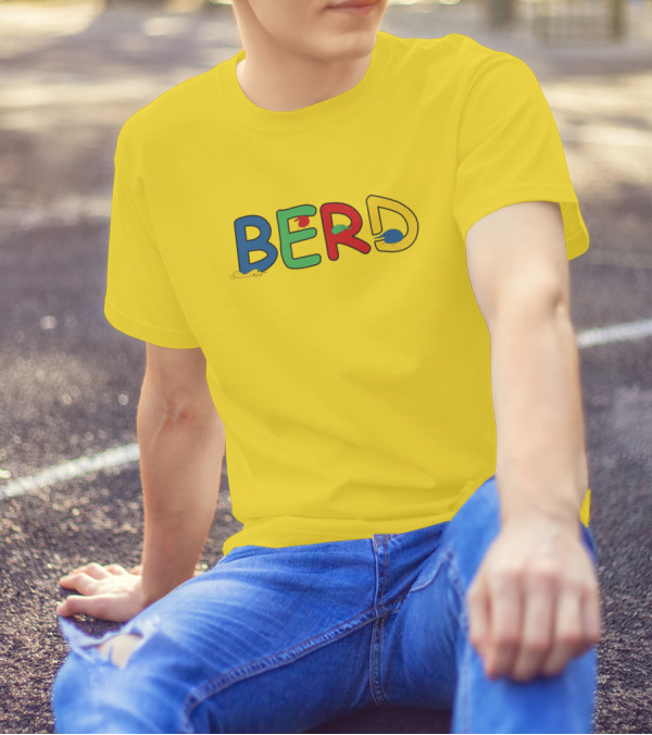 BERD Colorful Text With Mice Accents T-Shirt
