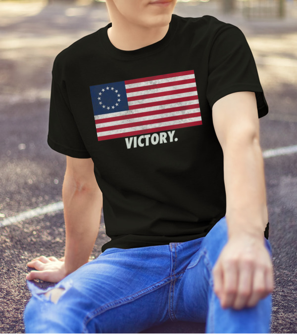 Betsy Ross Flag Victory T-Shirt