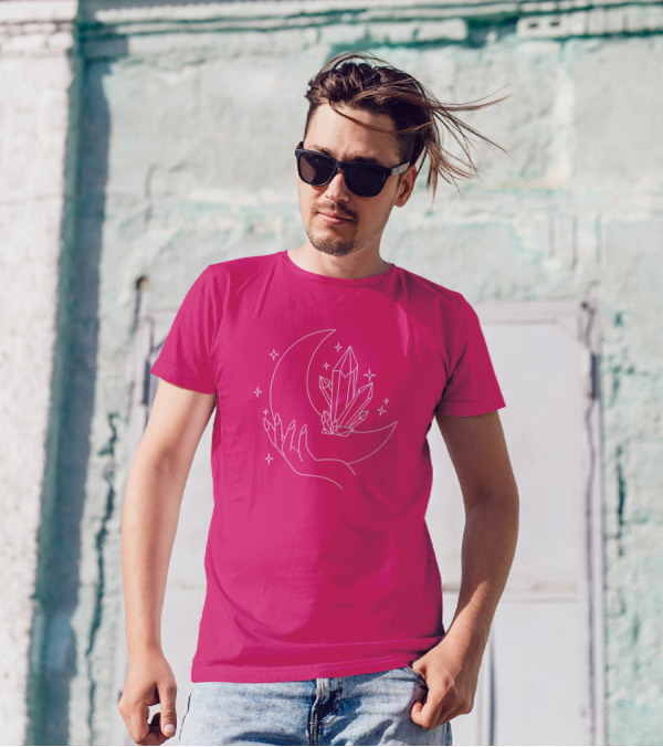 Eleanor Neale Moon Crystal Hand Stars Merch T-Shirt