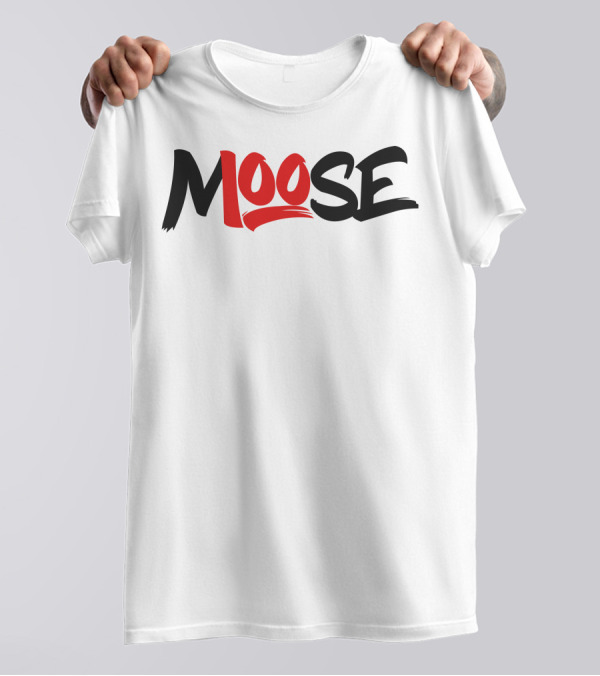 Moosecraft Merch Moose Red T-Shirt