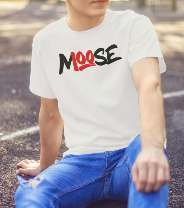 Moosecraft Merch Moose Red T-Shirt