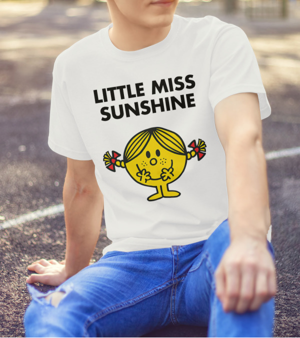 LITTLE MISS SUNSHINE CHARACTER POSES WITH PIGTAILS AND SMILE T-Shirt