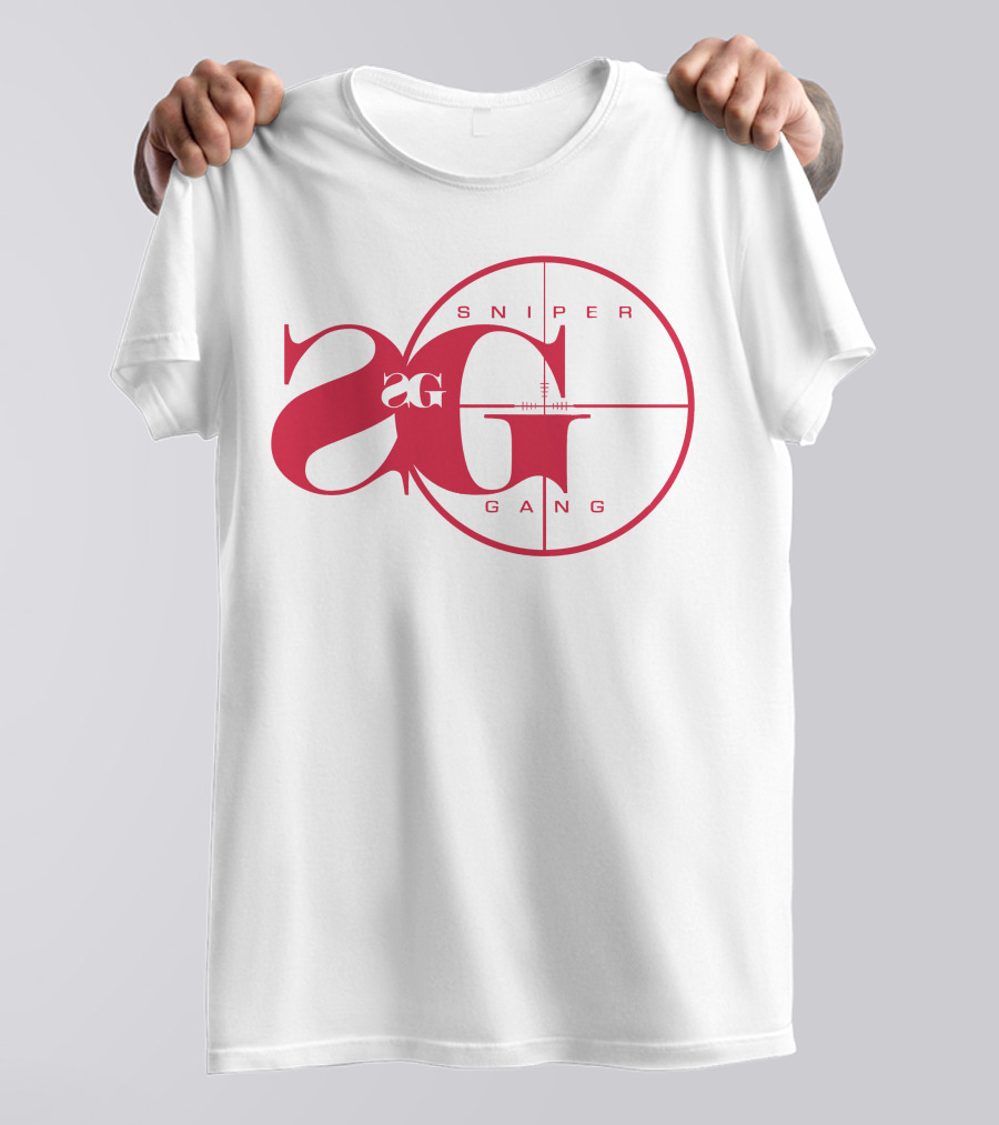 Sniper Gang SG Logo With Crosshair T-Shirt