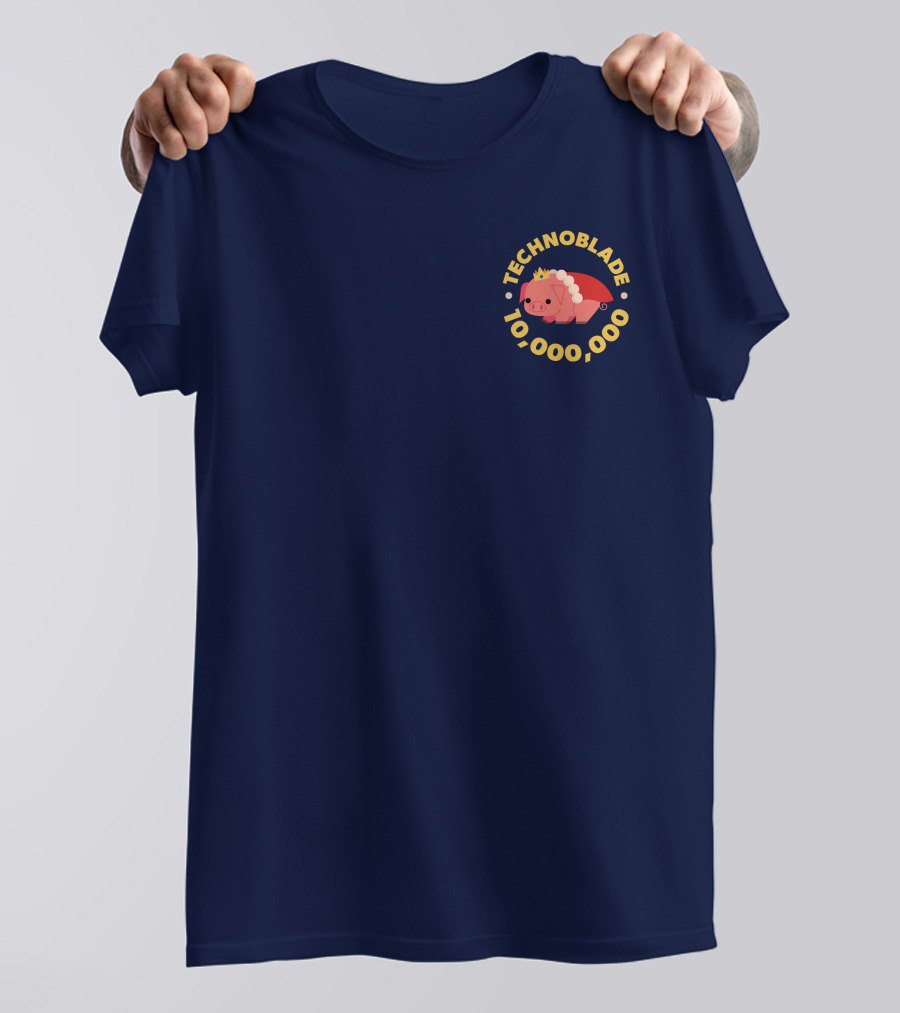 Technoblade 10,000,000 Pig Crown T-Shirt