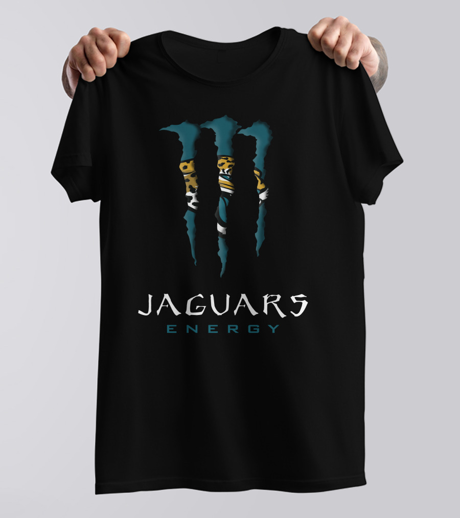 Jaguars Energy Claw Scratch Football 15 Jacksonville Jaguars T-Shirt