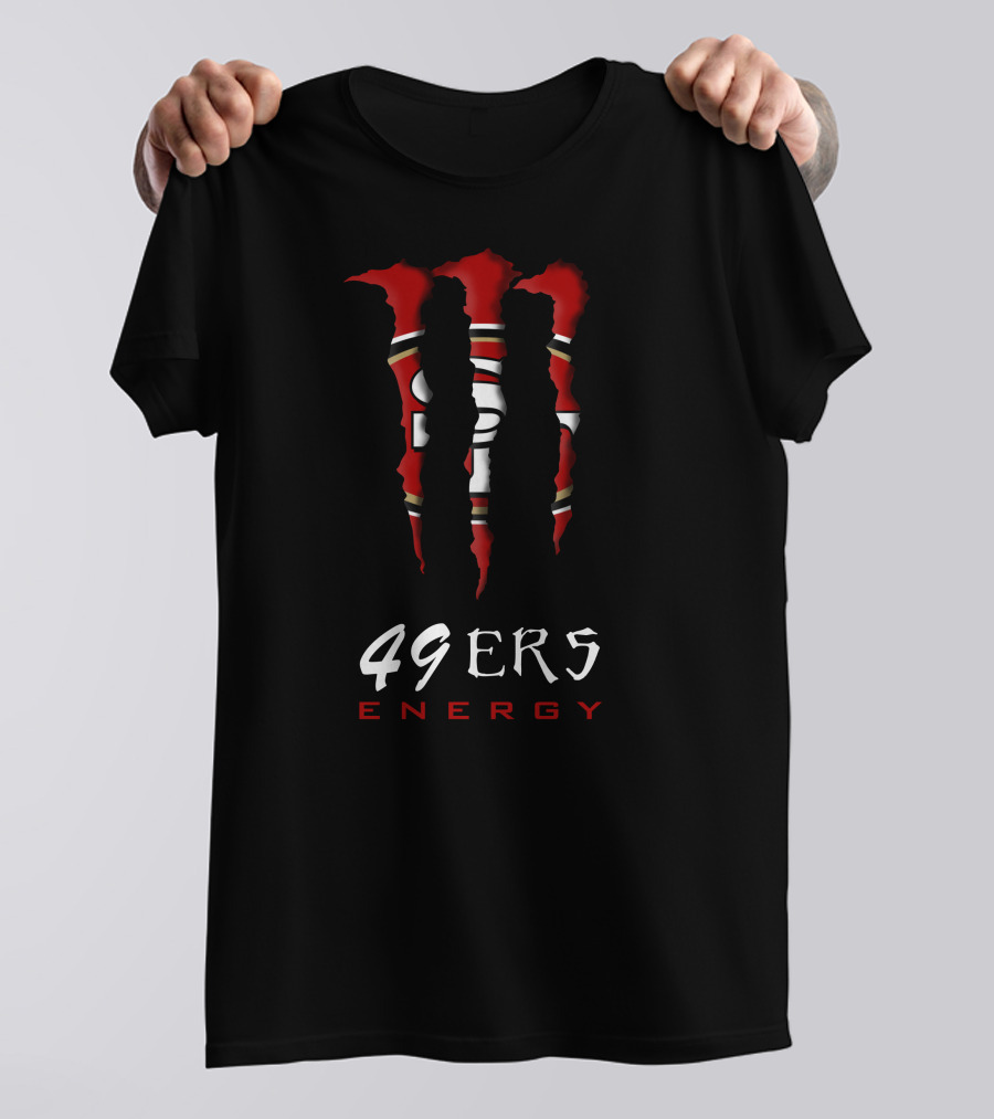 49Ers Energy Monster Claw T-Shirt