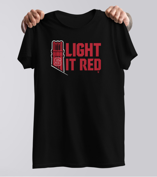 NC State Light It Red Tower T-Shirt