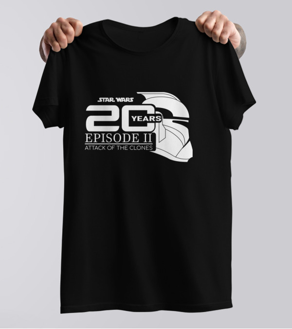 Star Wars 20 Years Episode II Attack Of The Clones T-Shirt