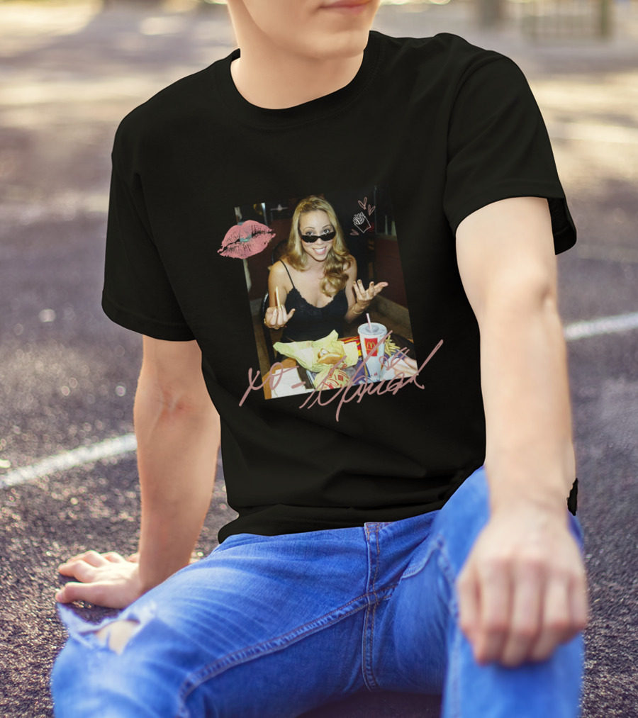 XO Mariah Carey McDonald's Fries And Drink Fun T-Shirt