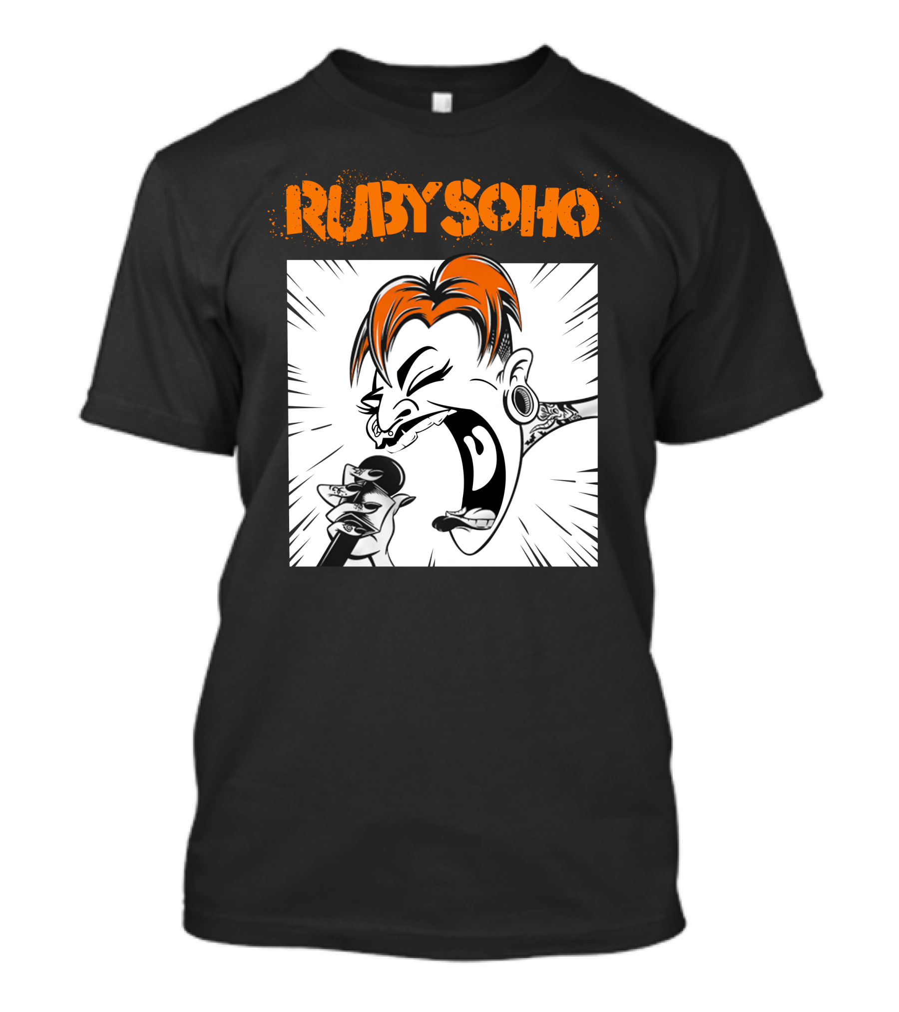 Shop AEW Ruby Soho Scream Mic Performance T-Shirt