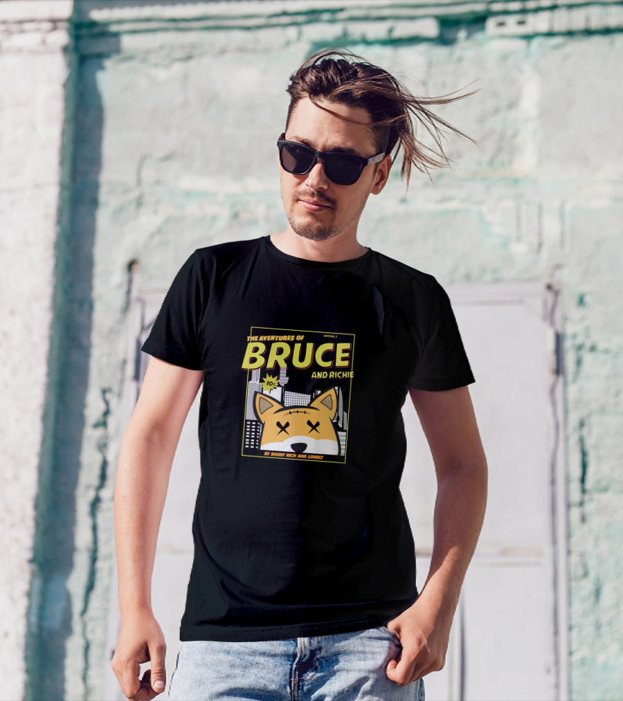The Aventures Of Bruce And Richie Edition 2 By Dashy Rich And Lonely T-Shirt