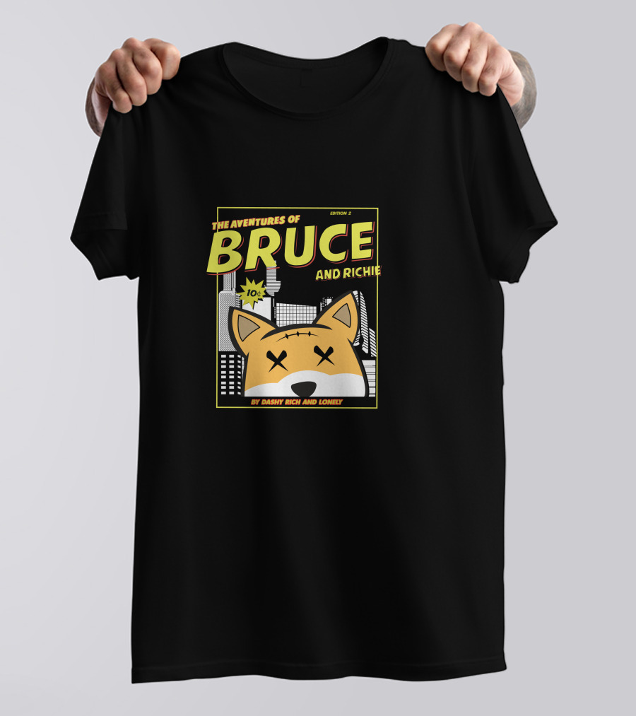 The Aventures Of Bruce And Richie Edition 2 By Dashy Rich And Lonely T-Shirt