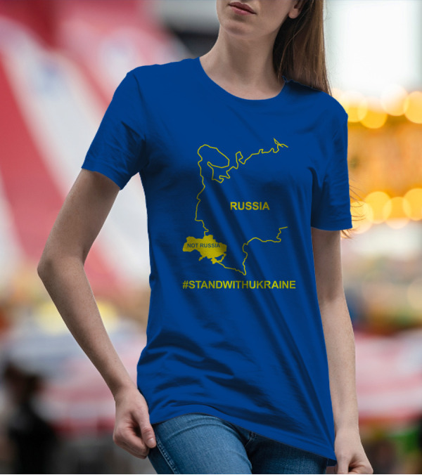 Russia Not Russia #StandWithUkraine T-Shirt