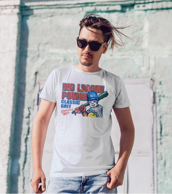 Big League Power Classic Grit Grapefruit Flavor T-Shirt