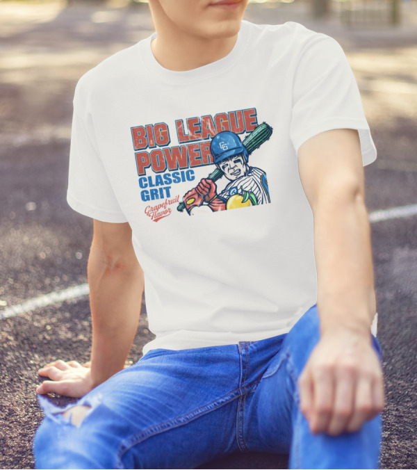 Big League Power Classic Grit Grapefruit Flavor T-Shirt