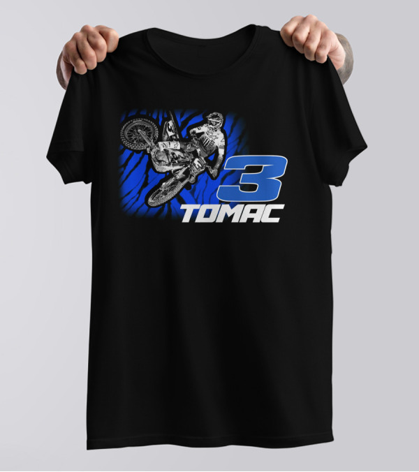 Tomac 3 Yamaha Motocross Racing Merchandise T-Shirt