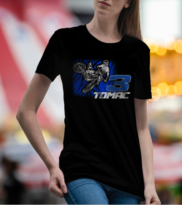 Tomac 3 Yamaha Motocross Racing Merchandise T-Shirt