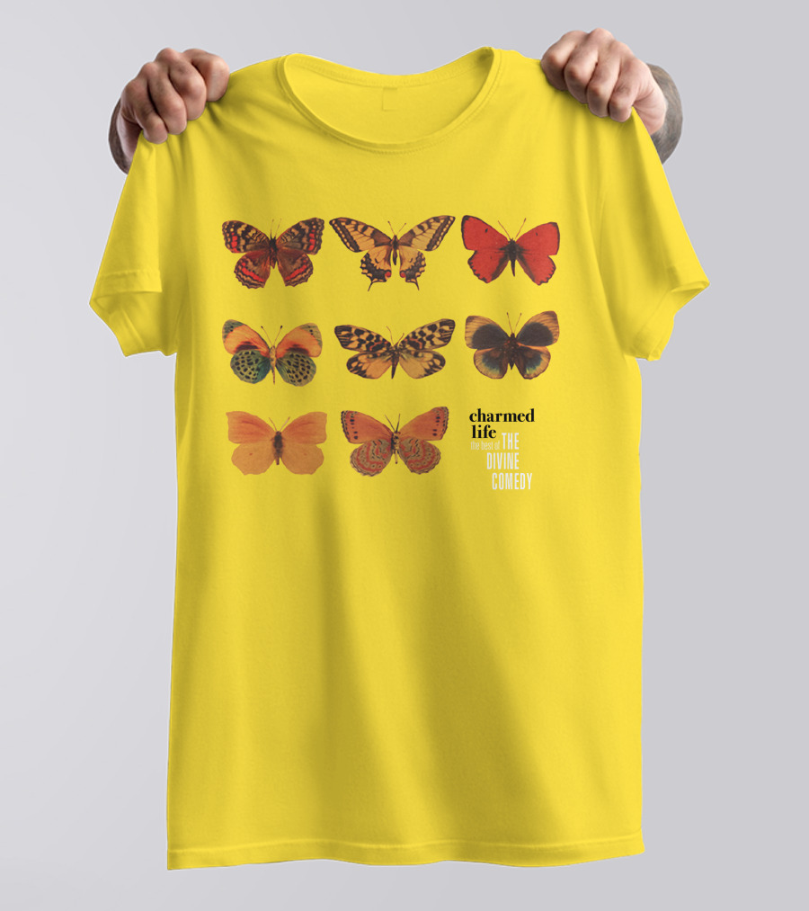 Charmed Life The Best Of The Divine Comedy Butterflies T-Shirt