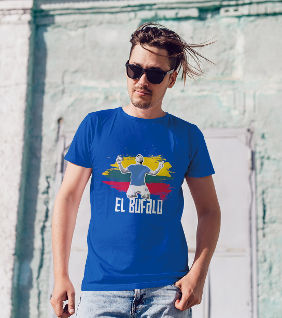 WATP El Bufalo Goal Celebration Colombian Flag Colors T-Shirt