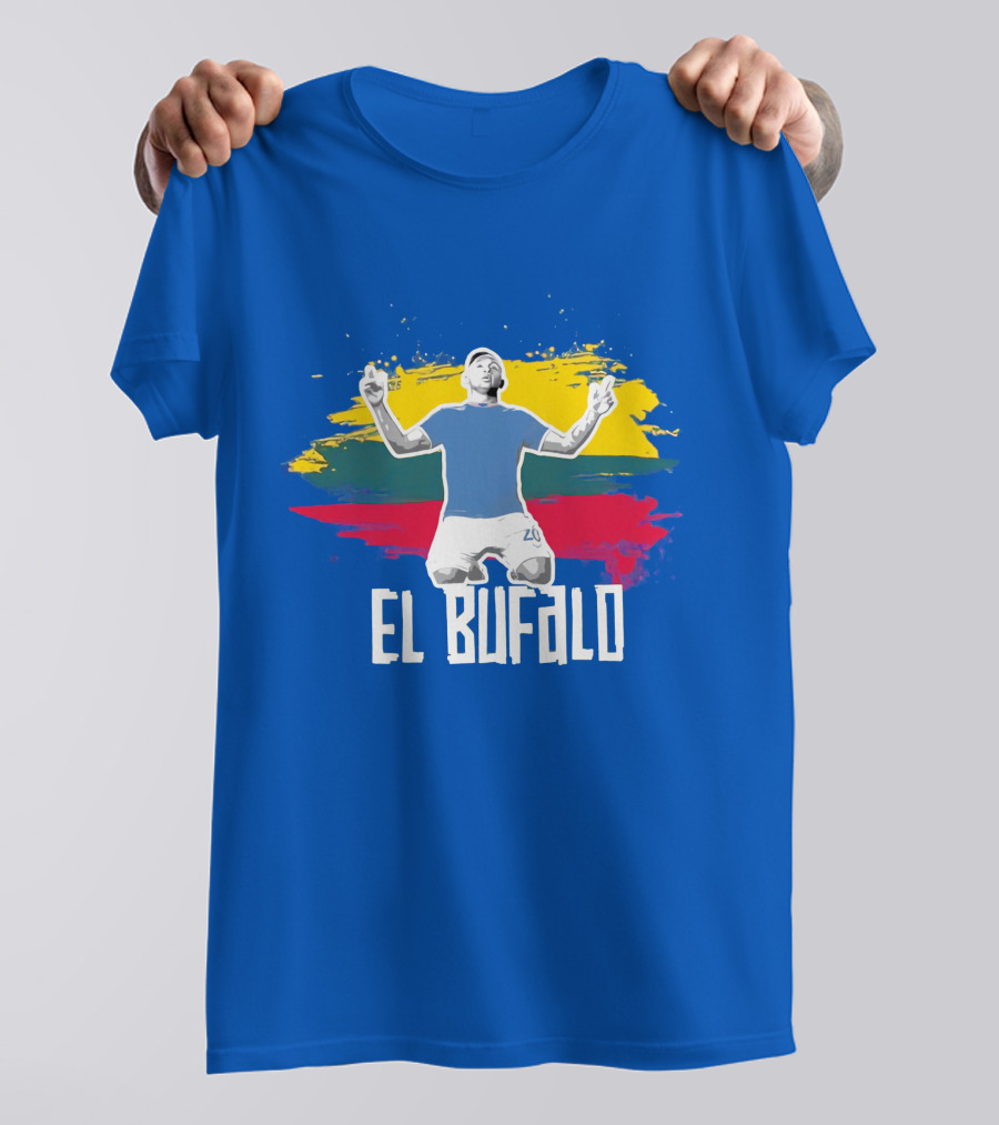 WATP El Bufalo Goal Celebration Colombian Flag Colors T-Shirt