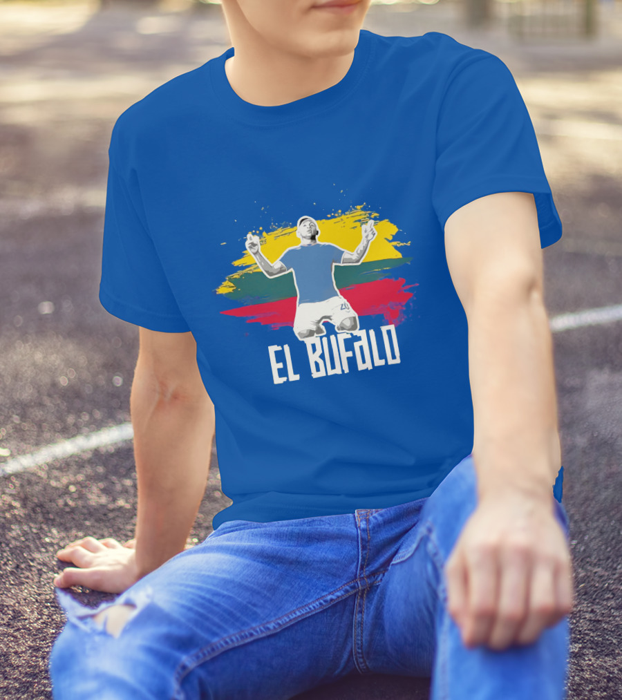WATP El Bufalo Goal Celebration Colombian Flag Colors T-Shirt