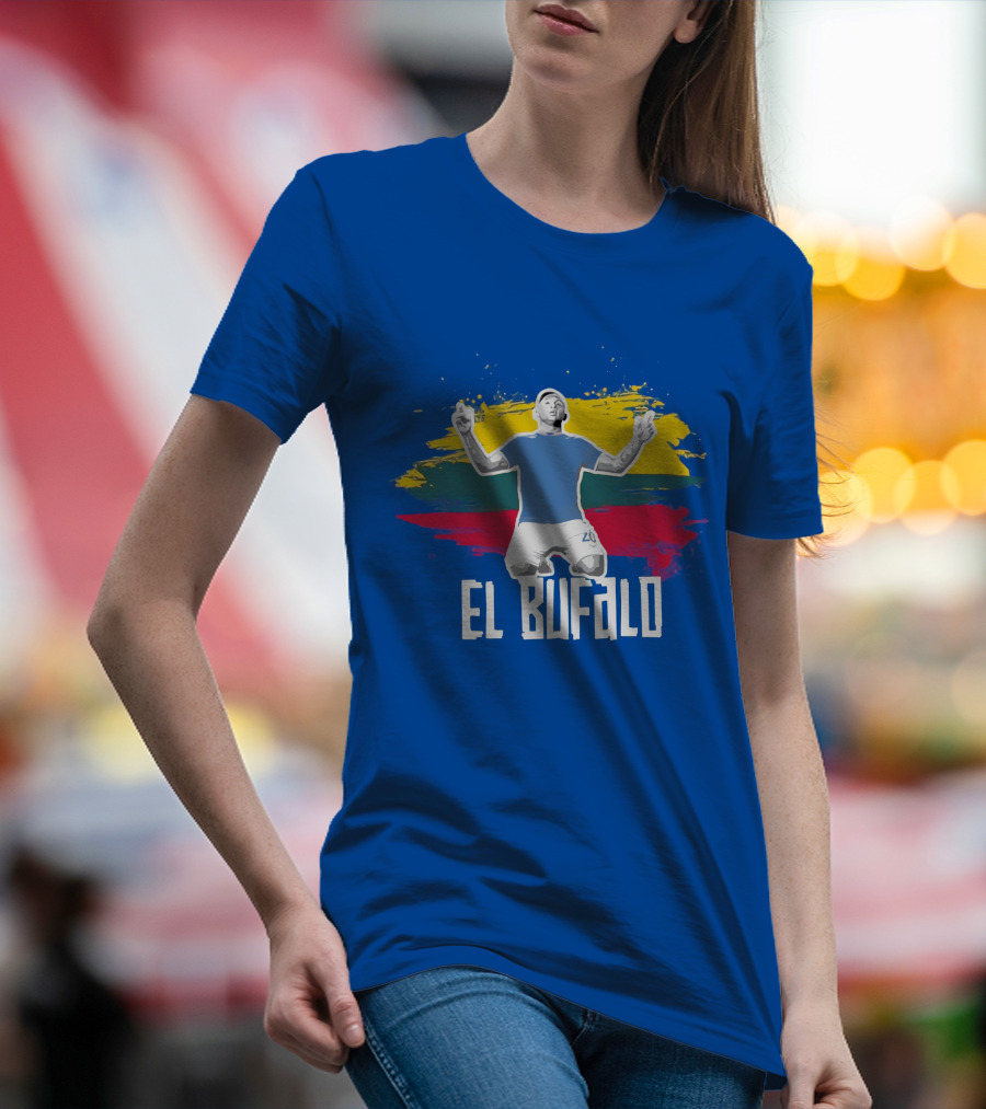WATP El Bufalo Goal Celebration Colombian Flag Colors T-Shirt