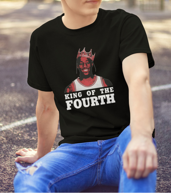 King Of The Fourth Basketball Crown T-Shirt